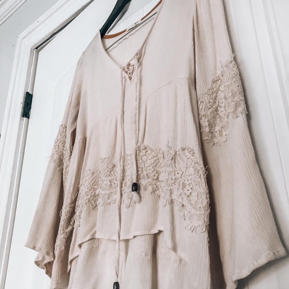 Flowy lace top